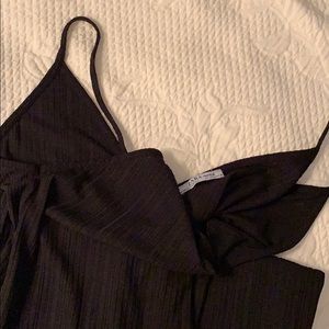 Zara black flowy jumpsuit